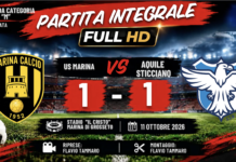 Gs Tv – Us Marina-Roselle: 1-1, la partita integrale Roselle Marina