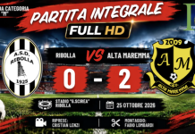 Gs Tv – Ribolla-Alta Maremma 0-2, la partita integrale Screenshot 2026 10 25 alle 17.35.04