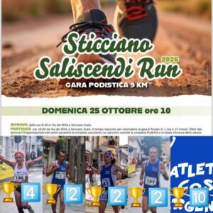 Atletica sticciano run locandina ottobre
