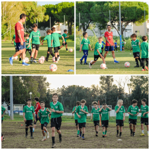 Follonica gavorrano allenamento bambini scuola calcio collage foto ottobre