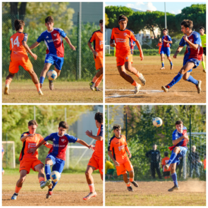 Follonica gavorrano squadra juniores collage foto azione di gioco ottobre