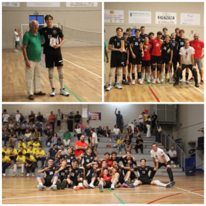 Invictavolleyball squadra under 17 eccellenza vince il torneo di San Miniato collage foto ottobre