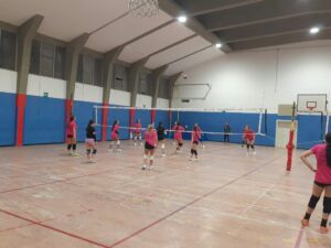 Pallavolo grosseto palestra isis fossomborni allenamento terza divisione e uisp ottobre