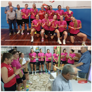 Pallavolo grosseto squadra B2 incontro con avis collage ottobre