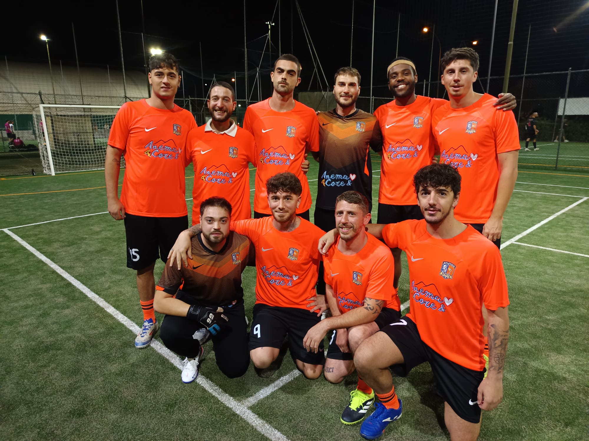 Uisp calcio a 5 squadra Atletico Spritz ottobre
